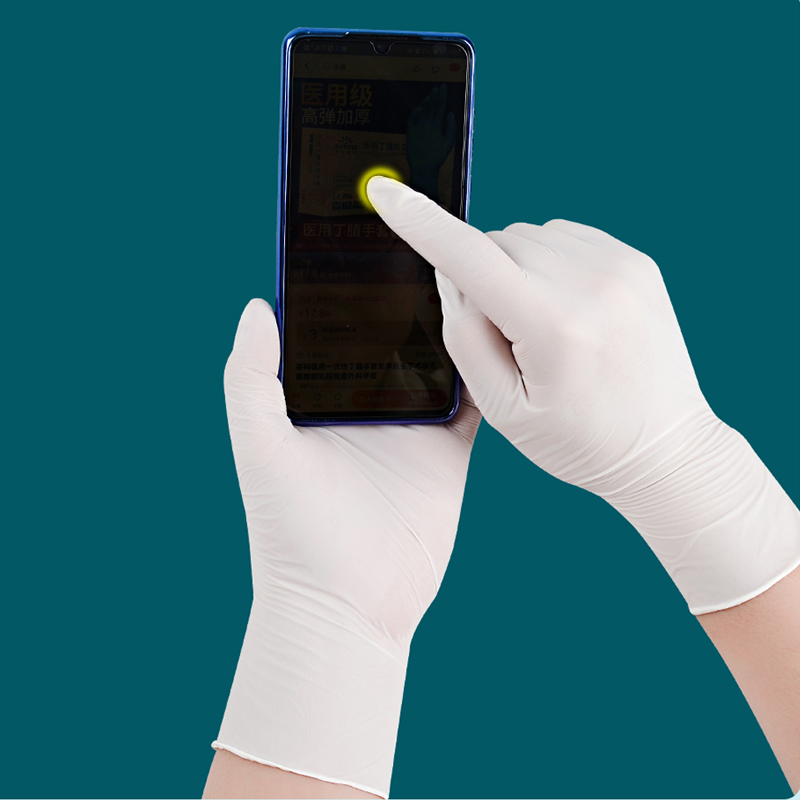 Găng Tay Latex Examination Gloves Có Bột Làm Từ Cao Su Thiên Nhiên - Loại Sử Dụng 1 Lần