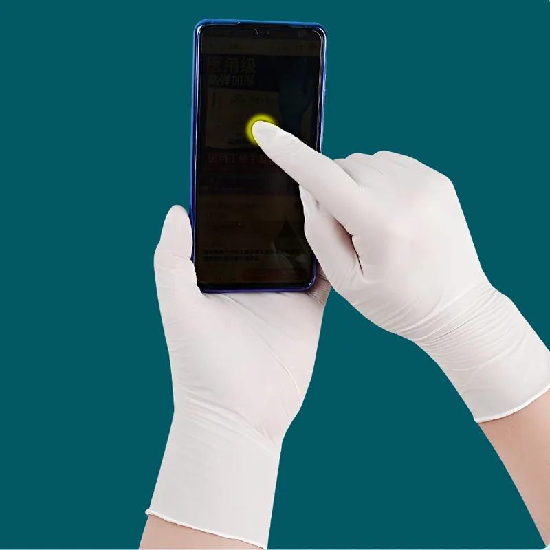 Găng Tay Latex Examination Gloves Có Bột Làm Từ Cao Su Thiên Nhiên - Loại Sử Dụng 1 Lần