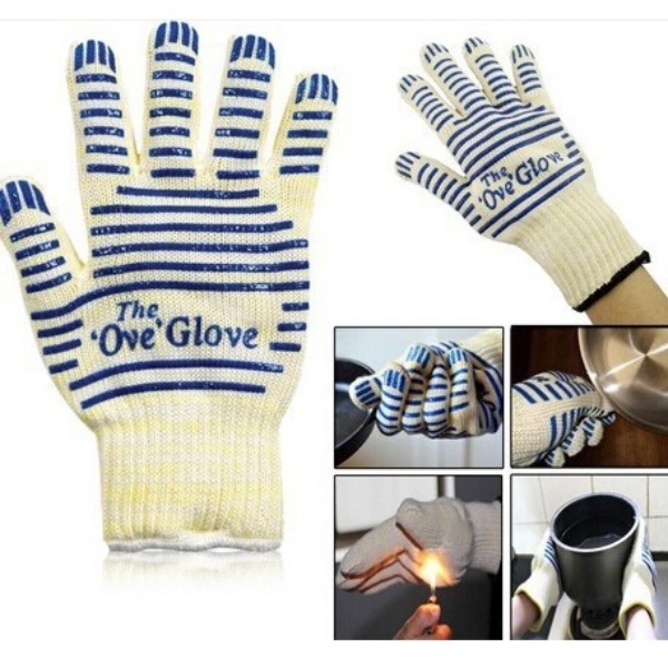 Găng Tay Ove Glove Chịu Nhiệt 540 Độ F Sợi Aramid Chống Cháy