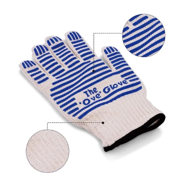 Găng Tay Ove Glove Chịu Nhiệt 540 Độ F Sợi Aramid Chống Cháy