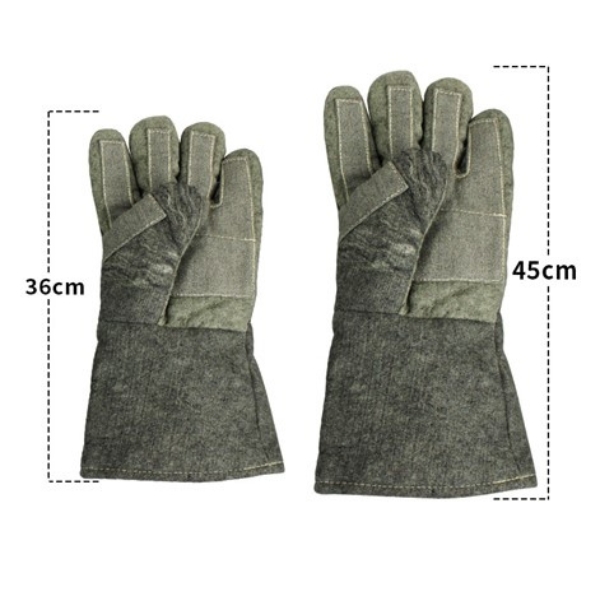 Găng Tay Sợi Carbon Chống Cháy Chịu Nhiệt 500°C
