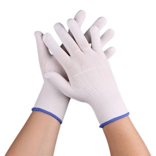 Găng Tay Sợi Nylon Dệt Kim 13 Dài 23cm