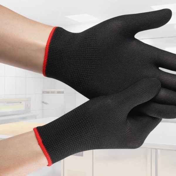 Găng Tay Sợi Nylon Dệt Kim 13 Dài 23cm