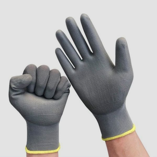 Găng Tay Sợi Nylon Phủ PU Lòng Bàn Tay