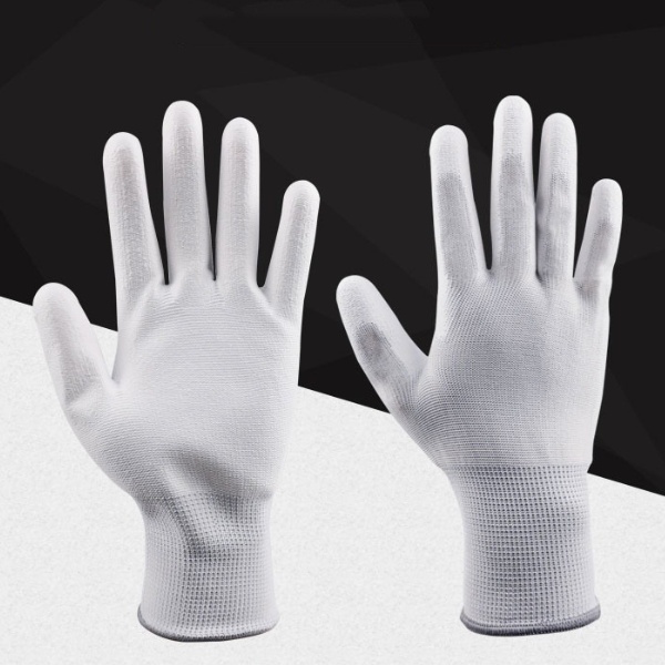 Găng Tay Sợi Nylon Phủ PU Lòng Bàn Tay