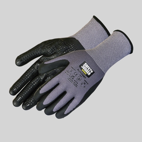 Găng Tay Safety Jogger Allflexdot Phủ Chấm Nitrile Chống Trượt