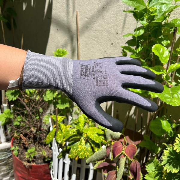 Găng Tay Safety Jogger Allflexdot Phủ Chấm Nitrile Chống Trượt