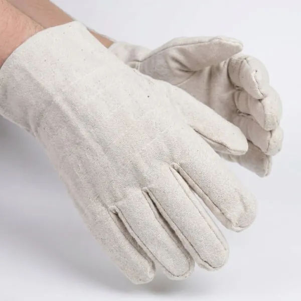 Găng Tay Vải Bạt 90 Gram Có Lót Trong Chống Mài Mòn Siêu Bền Cho Công Trường Và Cơ Khí
