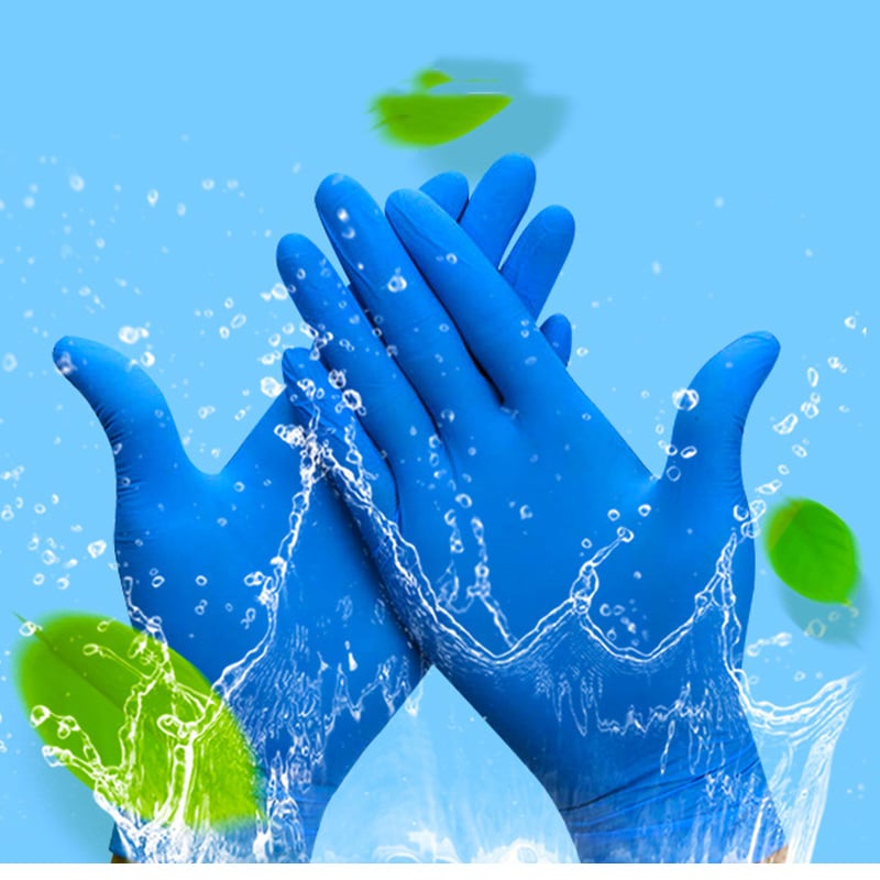 Găng Tay Y Tế K Bột Nitrile EZ Glove Màu Xanh
