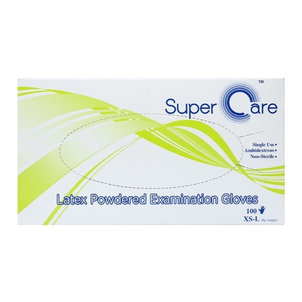 Găng Tay Y Tế Super Care Có Bột Đàn Hồi Cao An Toàn Cho Da