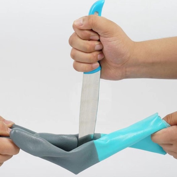 Găng tay bảo hộ Nitrile dài chống thấm nước, chống cắt, chống dầu và hóa chất