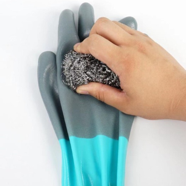 Găng tay bảo hộ Nitrile dài chống thấm nước, chống cắt, chống dầu và hóa chất