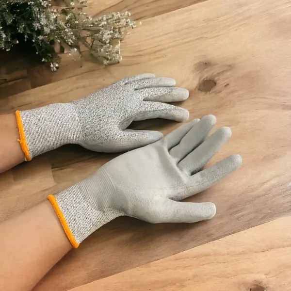 Găng tay chống cắt cấp độ 5 HPPE-2 phủ PU dài 24cm