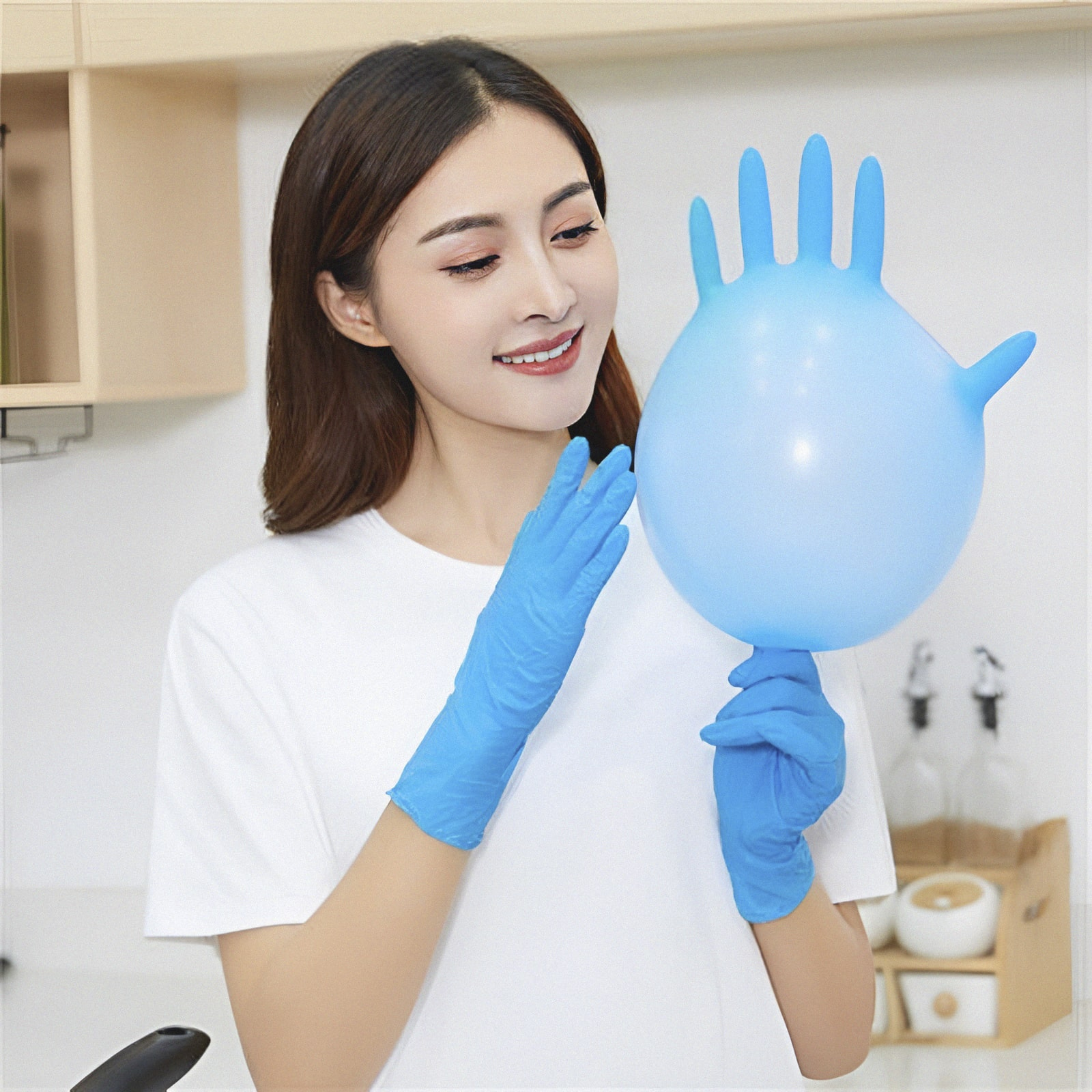 Găng tay dùng một lần Excia Nitrile 9500 (50 đôihộp)