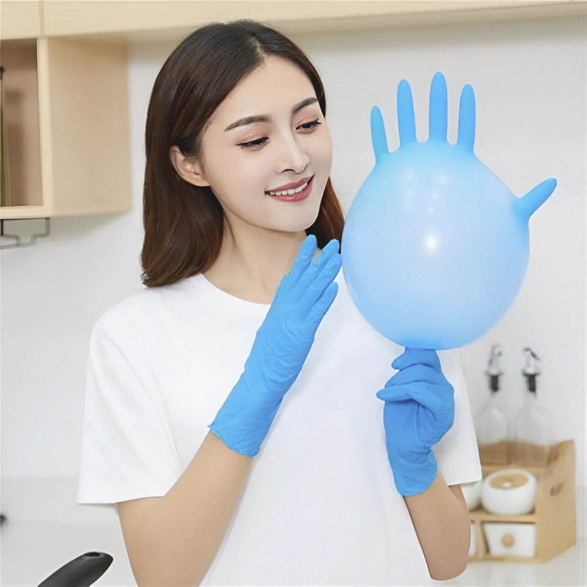Găng tay dùng một lần Excia Nitrile 9500 (50 đôihộp)