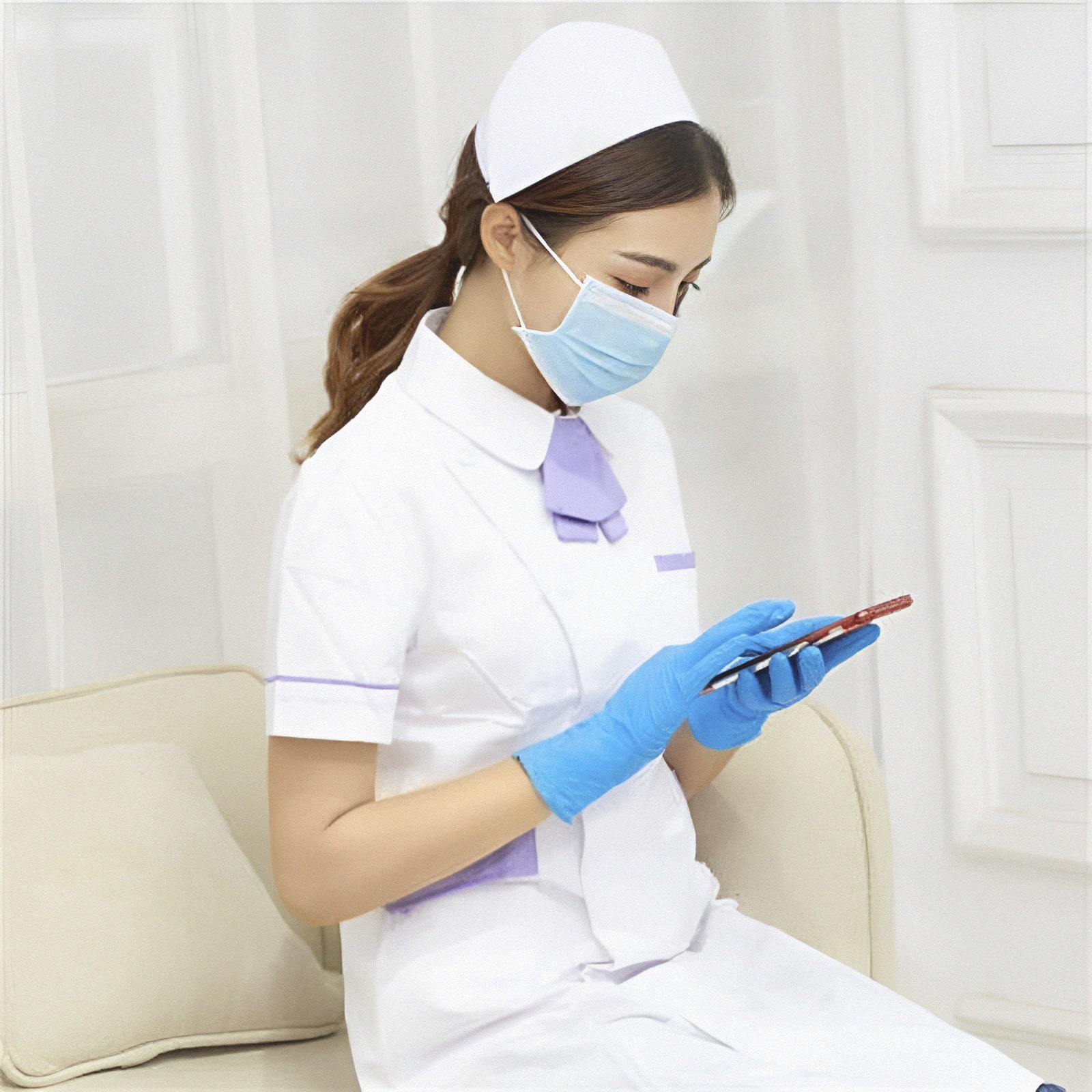 Găng tay dùng một lần Excia Nitrile 9500 (50 đôihộp)
