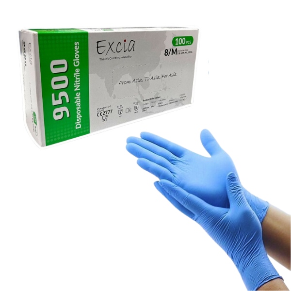 Găng tay dùng một lần Excia Nitrile 9500 (50 đôihộp)