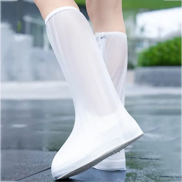 BỌC GIÀY ĐI MƯA PVC CAO 40CM CHỐNG THẤM NƯỚC CHỐNG TRƠN TRƯỢT