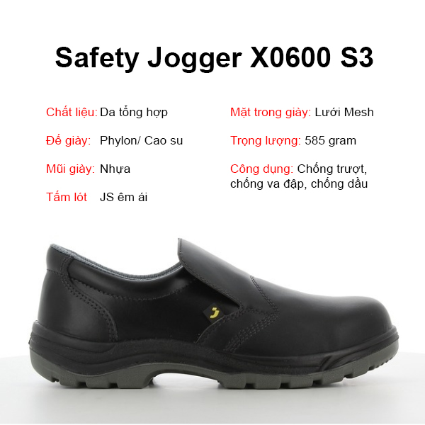 GIÀY BẢO HỘ BẾP JOGGER DOLCE S3 SRC
