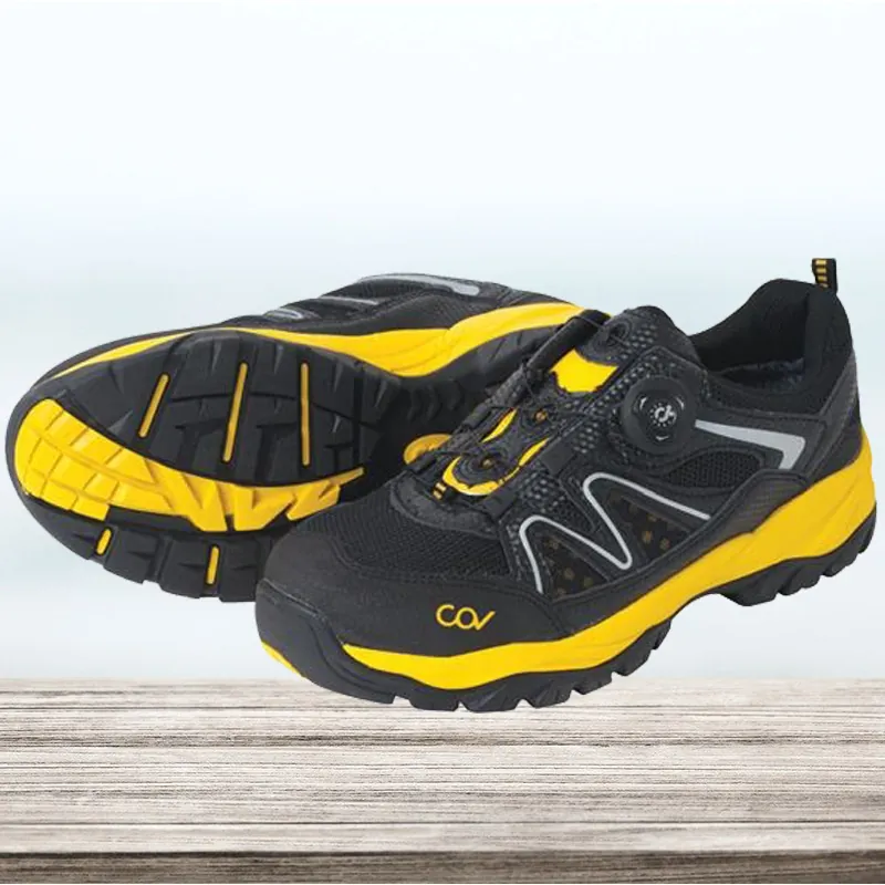 GIÀY BẢO HỘ HÀN QUỐC COV N401 THẤP CỔ VẢI LƯỚI KHÓA VẶN CAO CẤP