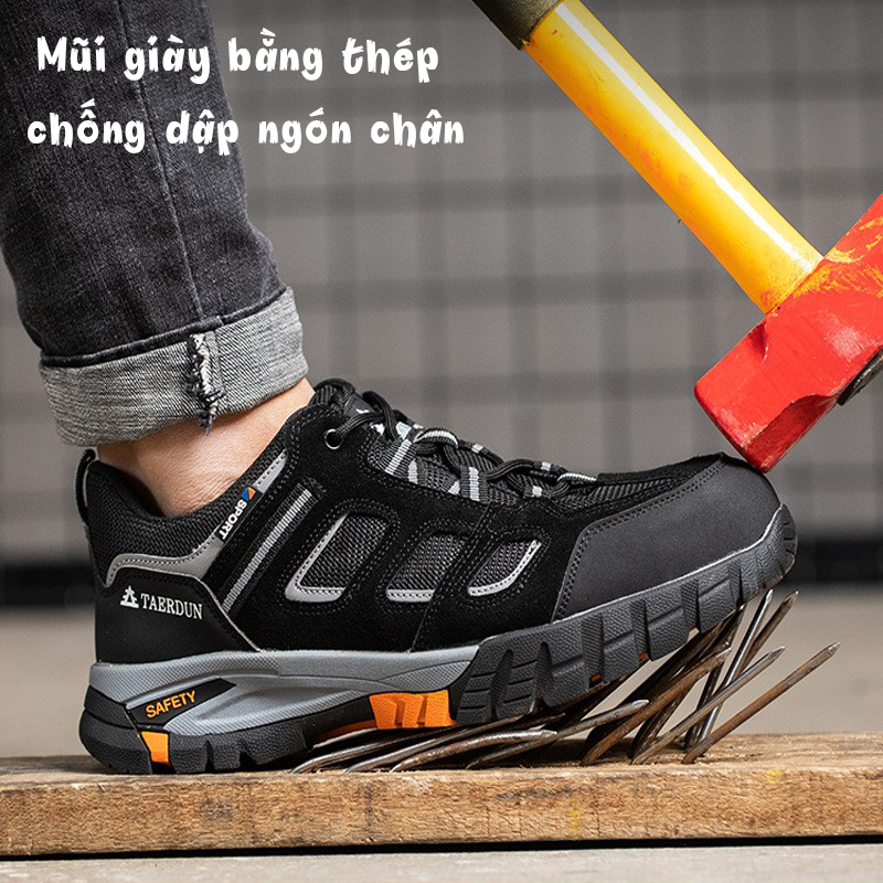 GIÀY BẢO HỘ KIỂU THỂ THAO NHẬP KHẨU TAERDUN(MÃ 353)