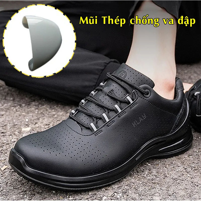 GIÀY BẢO HỘ LAO ĐỘNG CÁCH ĐIỆN 6KV KIỂU DÁNG THỜI TRANG, CHỐNG VA ĐẬP, CHỐNG ĐÂM XUYÊN, THOÁNG KHÍ (MÃ 310)