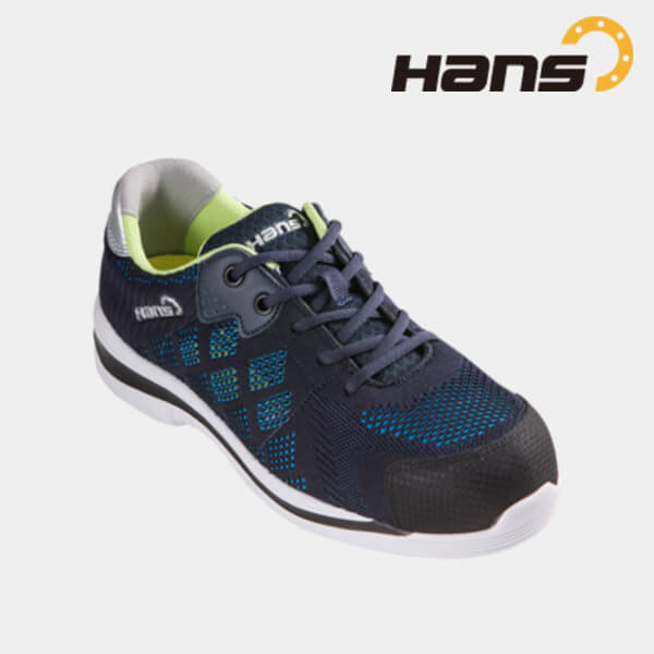 GIÀY BẢO HỘ LAO ĐỘNG SIÊU NHẸ HÀN QUỐC HANS HS90 DÁNG THỂ THAO