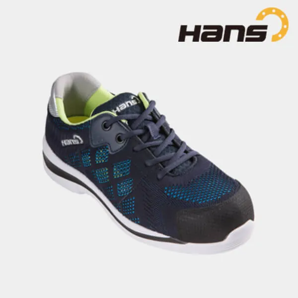 GIÀY BẢO HỘ LAO ĐỘNG SIÊU NHẸ HÀN QUỐC HANS HS90 DÁNG THỂ THAO