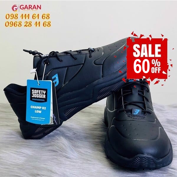 GIÀY DÉP SỨC KHỎE GIÀY DÉP Y TẾ ĐI TRONG BỆNH VIỆN SAFETY JOGGER CHAMP O2 LOW ESD FO SRC KIỂU DÁNG THỂ THAO