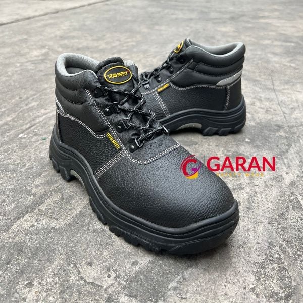 Giày Bảo Hộ Lao Động Titan Cronus S3 Mid Cao Cổ - Đế Cao Su Chống Dầu Chống Trượt