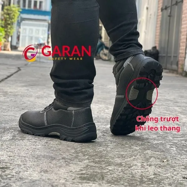 Giày Bảo Hộ Lao Động Titan Cronus S3 Mid Cao Cổ - Đế Cao Su Chống Dầu Chống Trượt