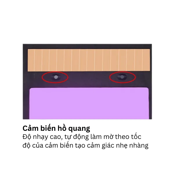 Ống Kính Mũ Hàn Tự Động Làm Tối Năng Lượng Mặt Trời