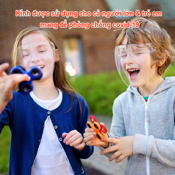 Kính Chống Giọt Bắn Face Shield Chống Dịch, Chống Bụi