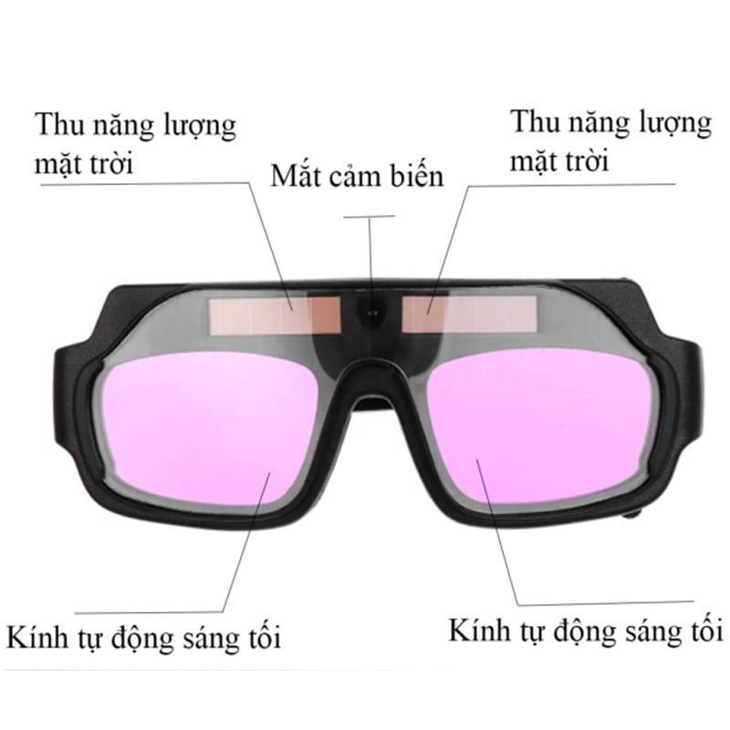 Kính Hàn Điện Tử Chính Hãng Chống Tia Cực Tím - Mặt Kính Hàn, Kính hàn Hồ Quang Argon