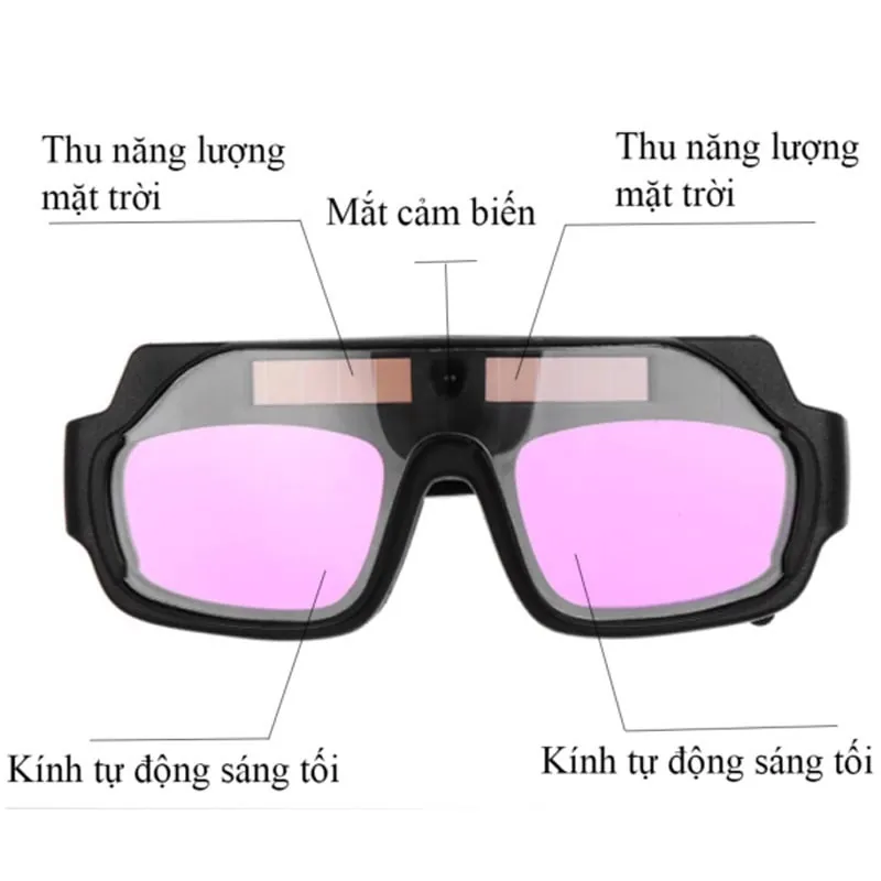 Kính Hàn Điện Tử Chính Hãng Chống Tia Cực Tím - Mặt Kính Hàn, Kính hàn Hồ Quang Argon