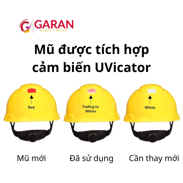 Mũ Bảo Hộ 3M SecureFit H-702SFV-UV Có Lỗ