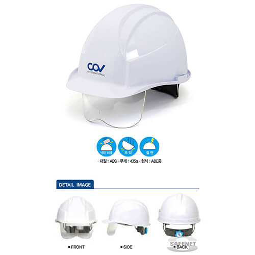 Mũ Bảo Hộ Có Kính COV VINAH-E002