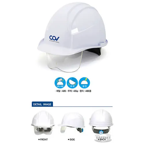 Mũ Bảo Hộ Có Kính COV VINAH-E002