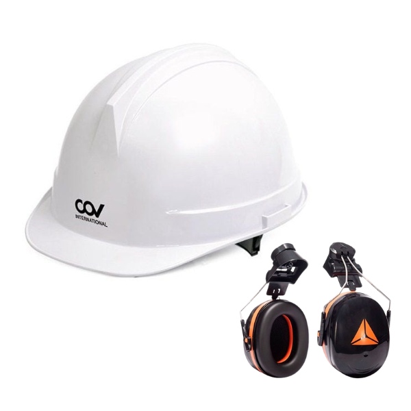 Mũ Bảo Hộ COV - E001 (E006) Có Tai