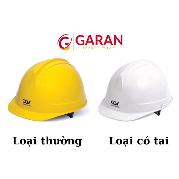 Mũ Bảo Hộ COV - E001 (E006) Có Tai