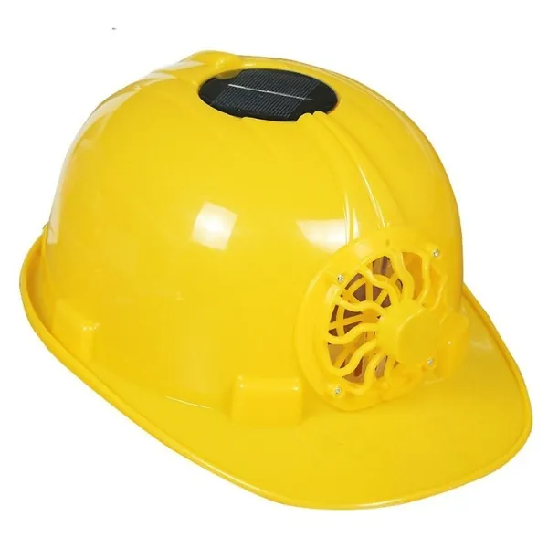 Mũ bảo hộ có quạt sử dụng năng lượng mặt trời bằng nhựa ABS cao cấp