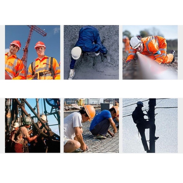 Mũ bảo hộ có quạt sử dụng năng lượng mặt trời bằng nhựa ABS cao cấp