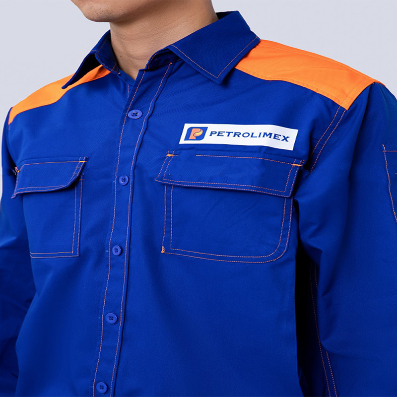 Đồng Phục Xăng Dầu, Đồng Phục Nhân Viên Bán Xăng Dầu May Sẵn Đủ Size Thoáng Mát, Thấm Hút Mồ Hôi