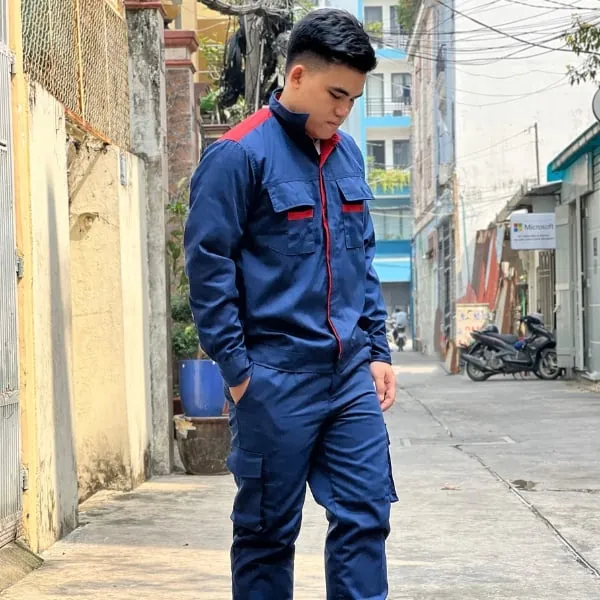 Quần Áo Bảo Hộ TB11 Vải Kaki Thấm Hút Mồ Hôi Chống Tia UV