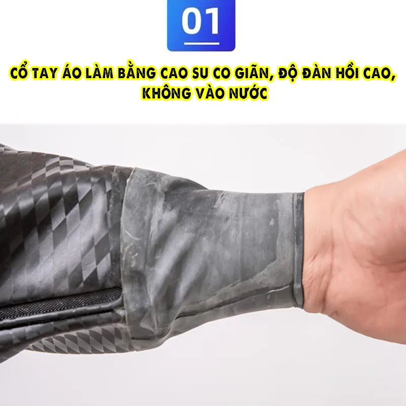 Quần Áo Lội Nước Cao Su Chống Thấm Nước Chuyên Dụng Hỗ Trợ Câu Cá, Đánh Lưới, Trục Vớt, Vệ Sinh