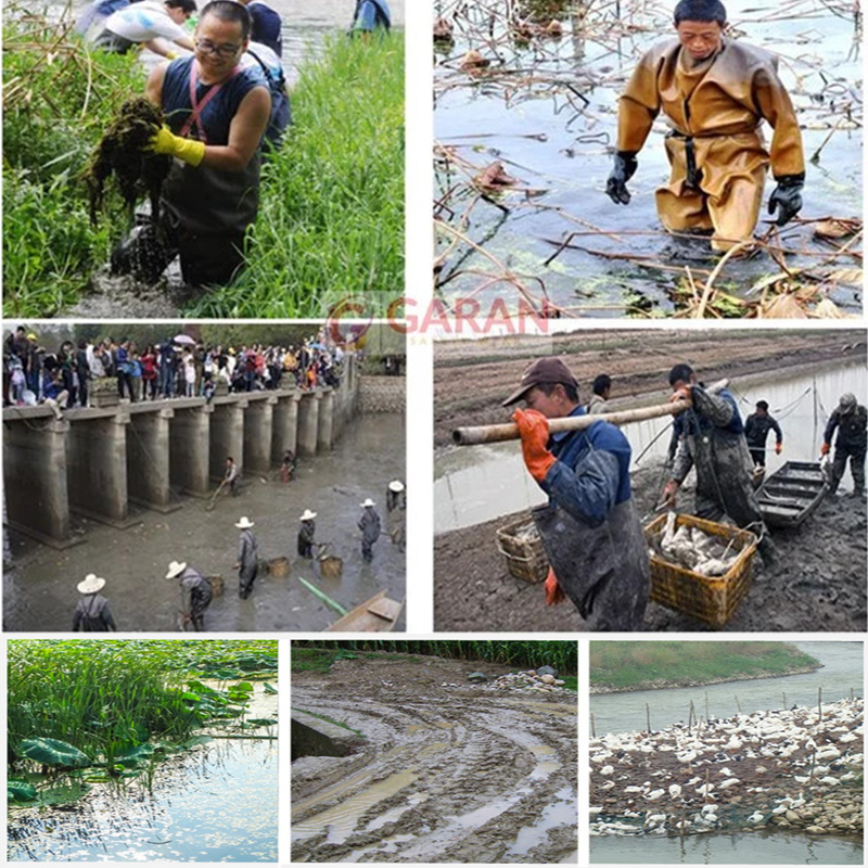 Quần Áo Lội Nước Cao Su Chống Thấm Nước Chuyên Dụng Hỗ Trợ Câu Cá, Đánh Lưới, Trục Vớt, Vệ Sinh