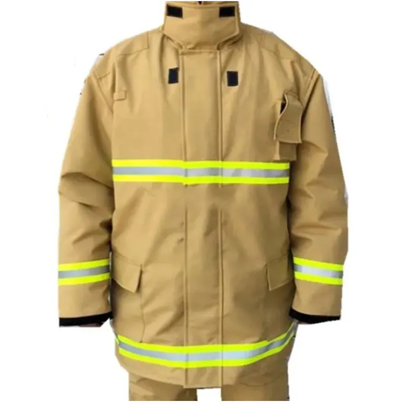 Quần áo bảo hộ phòng cháy chữa cháy Aramid thoáng khí cho lính cứu hỏa kiểu Mỹ
