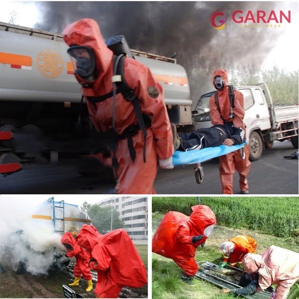 Quần áo chống cháy, chống hóa chất, bụi axit, kiềm thủy ngân